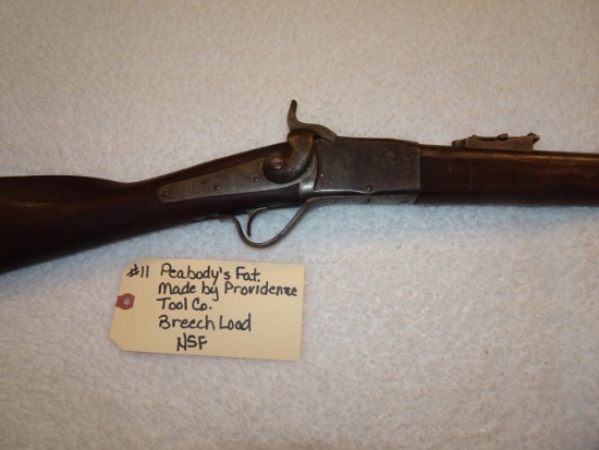 Peabody's Fat Made by Providence Tool Co. Breech Load