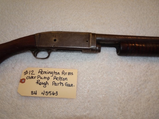 Remington Arms Older Pump Action Rough Parts Gun
