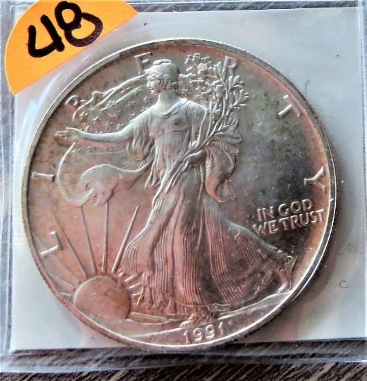 1991 American Silver Eagle