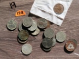 19 Wheat Cents