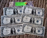 6 $1 Silver Certificates