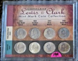 Complete Lewis and Clark Mint Mark Coin Collection