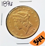 1896 Liberty $20 Gold Piece