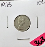 1973 10Cent Canadian Coin