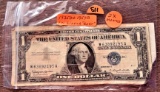 1935D, 1957B $1 Silver Certificates