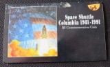 Space Shuttle Columbia 1981-1991 $5 Comm Coin