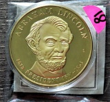 Abraham Lincoln 16th President Mint Gold Dollar