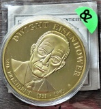 Dwight Eisenhower 34th President Mint Gold Dollar