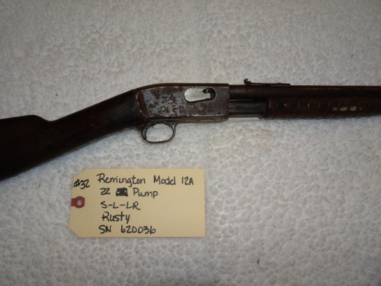 Remington Model 12A 22 S-L-LR Pump Rusty