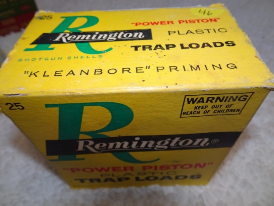 1 box Remington 12 ga Power Piston Trap Load Old Box