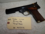 High Standard Model Victor in box 22 LR Target Pistol