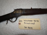 Winchester 40-70 Breach Load Very Rusty
