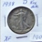 1939-D Walking Liberty Half