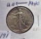 1940 Walking Liberty Half