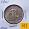 1941 Walking Liberty Half