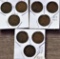 (9) Lincoln Cents 1912-1920-D