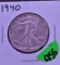 1940 Half Dollar