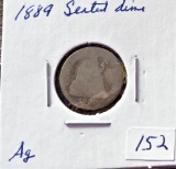 1889 Seated Dime