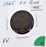 1865 2 Cent Piece