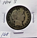 1914-S Barber Half