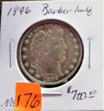 1896 Barber Half