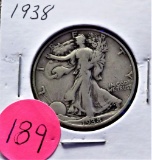 1938 Walking Liberty Half