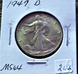 1947-D Walking Liberty Half