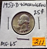 1953-D Washington Quarter