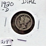 1920-D Mercury Dime