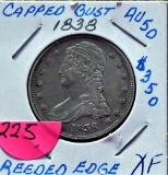 1838 Chopped Bust Half