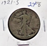 1921-S Walking Liberty Half