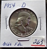 1954-D Franklin Half