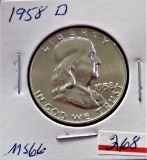 1958-D Franklin Half