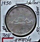 1950 Canada Silver Dollar