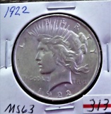 1922 Peace Dollar