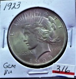 1923 Peace Dollar