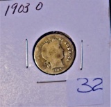 1903-O Barber Dime