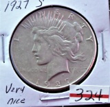 1927-S Peace Dollar