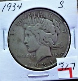 1934-S Peace Dollar