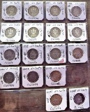 17 Canada Half Dollars