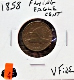 1858 Flying Eagle Cent