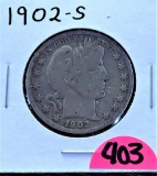 1902-S Half Dollar