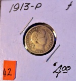 1913 Barber Dime