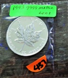 9999 1oz Silver Maple Leaf