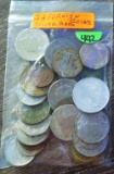 22 Foreign Coins
