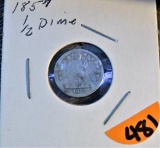 1857 Half Dime