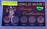 5 WW1 Cents