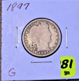 1897 Barber Quarter