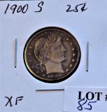 1900-S Barber Quarter