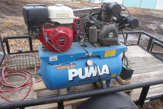 Puma 30 Gal. Air Compressor, Honda GX390 13HP Engine, Electric Start,